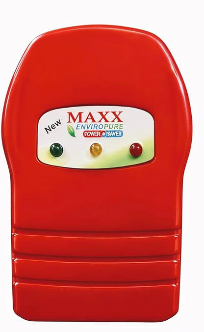 MAXX Enviropure Power Saver - Electricity Saving Device | Power Factor Saver for Home & Office | Red Power Saver Box  MAXX Enviropure Power Saver - Electricity Saving Device for Home & Office - Save Upto 40% Bill (2-4KW)